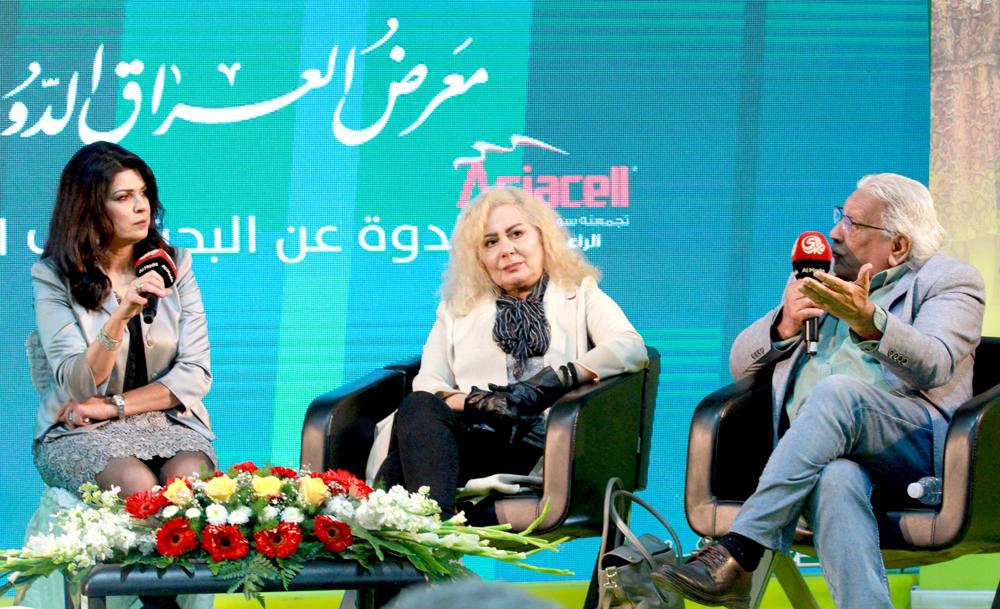 جواد الأسدي وليلى محمد وهند كامل وأبو العباس يناقشون قضايا المسرح